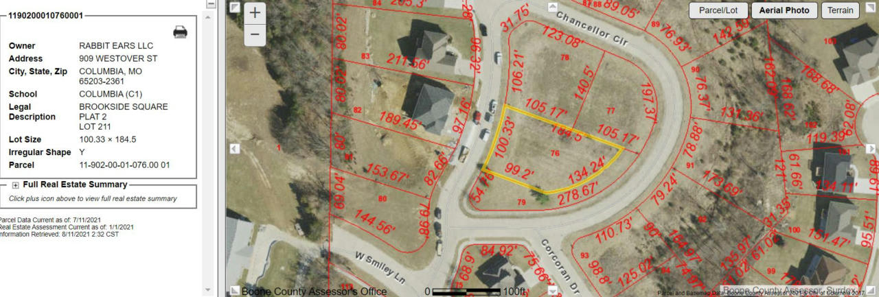 LOT 211 CHANCELLOR CIR, COLUMBIA, MO 65202, photo 1 of 2